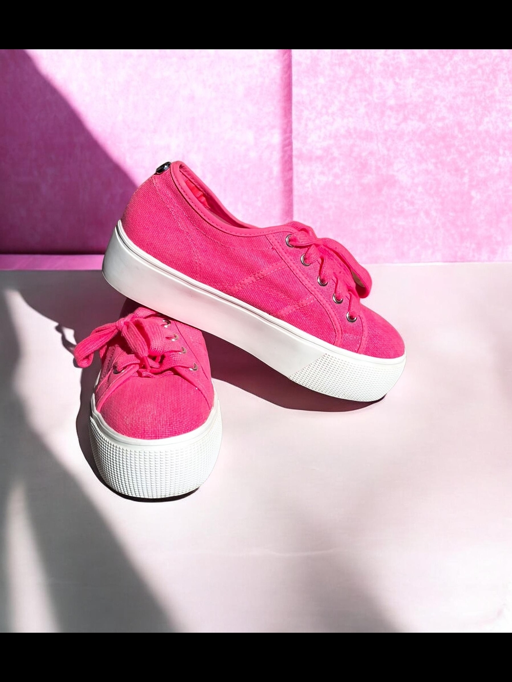 Steve Madden Emmi Platform Sneakers Size 6